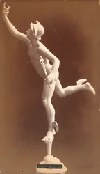 Statua del dio romano Mercurio